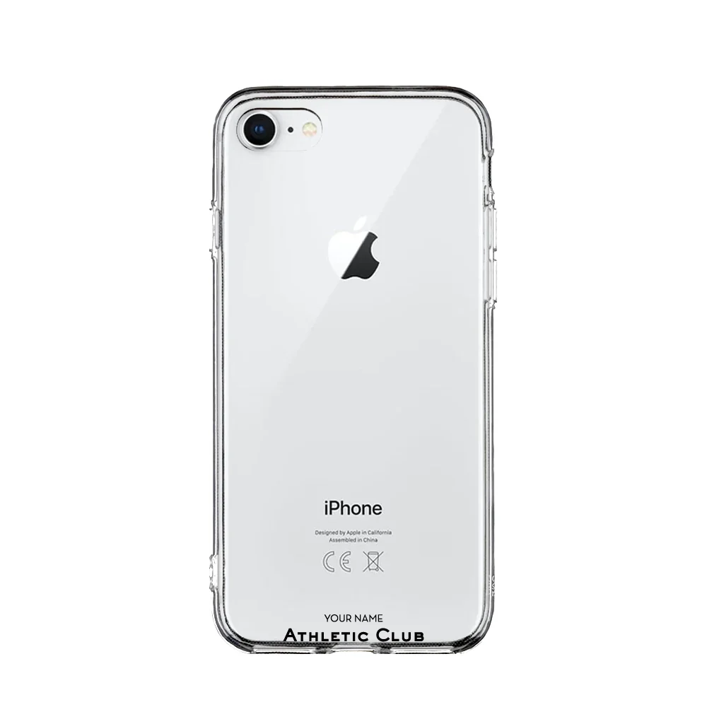 Athletic Club Official Clear Phone Case Design 23 + Name - Image 19