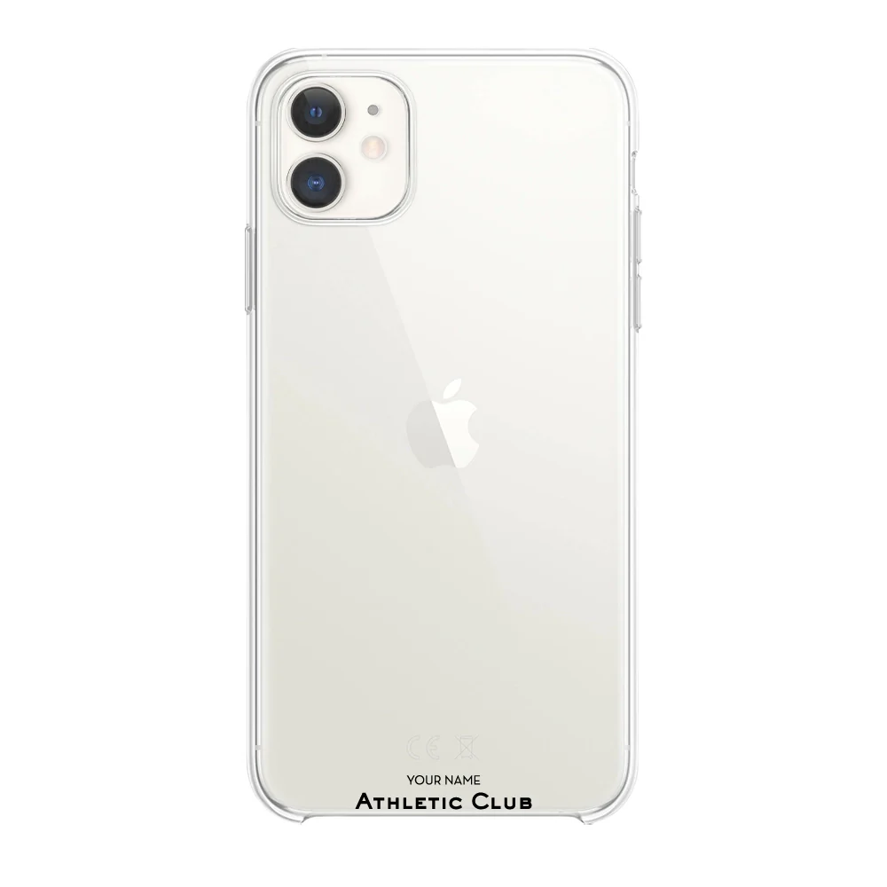 Athletic Club Official Clear Phone Case Design 23 + Name - Image 2