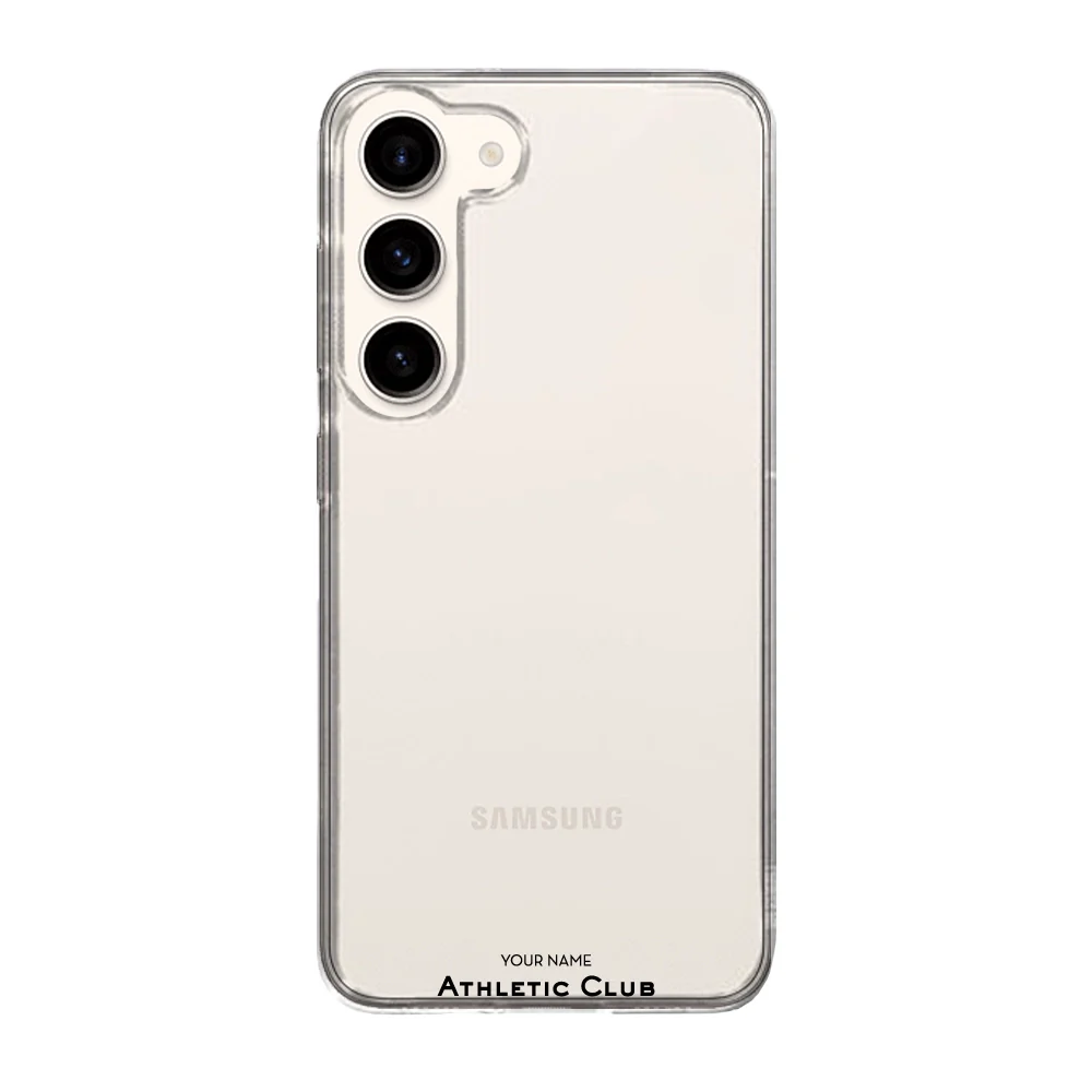 Athletic Club Official Clear Phone Case Design 23 + Name - Image 26