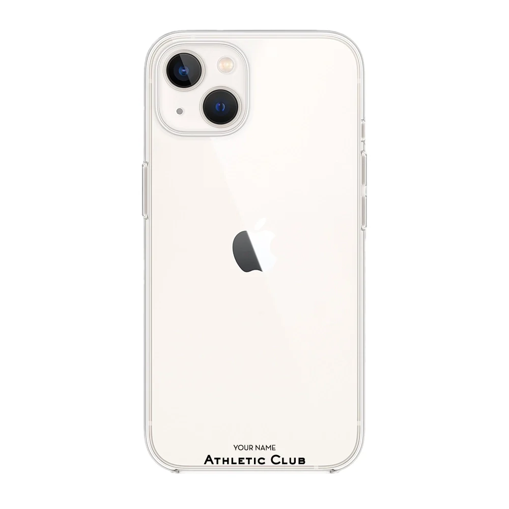 Athletic Club Official Clear Phone Case Design 23 + Name - Image 4