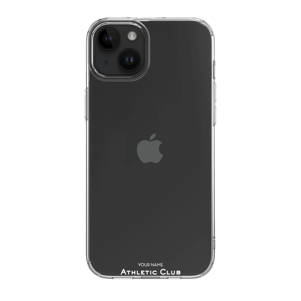 Athletic Club Official Clear Phone Case Design 24 + Name - Image 10