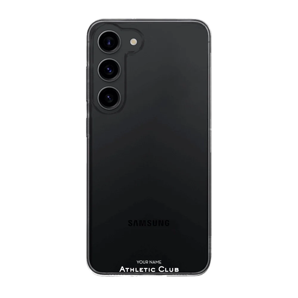 Athletic Club Official Clear Phone Case Design 24 + Name - Image 26