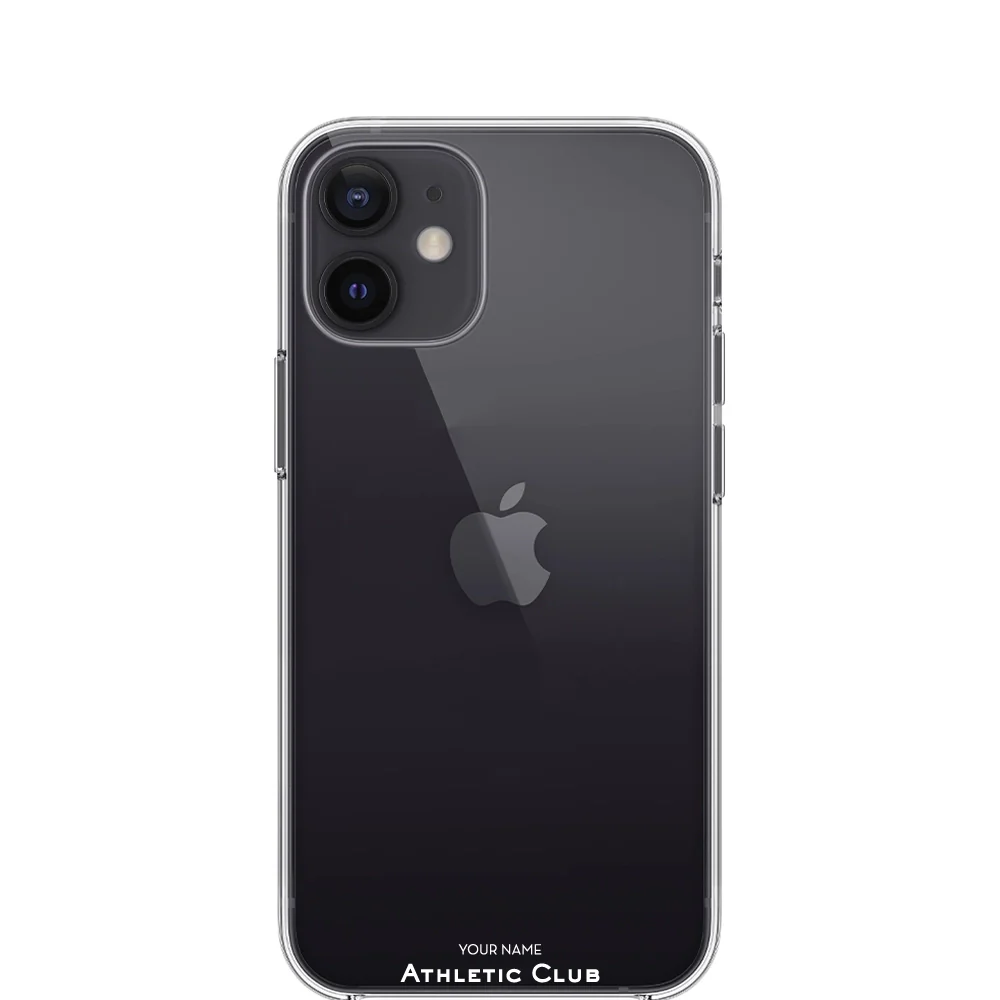 Athletic Club Official Clear Phone Case Design 24 + Name - Image 3