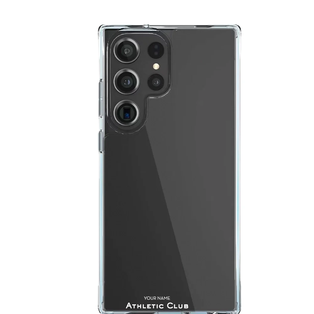 Athletic Club Official Clear Phone Case Design 24 + Name - Image 31