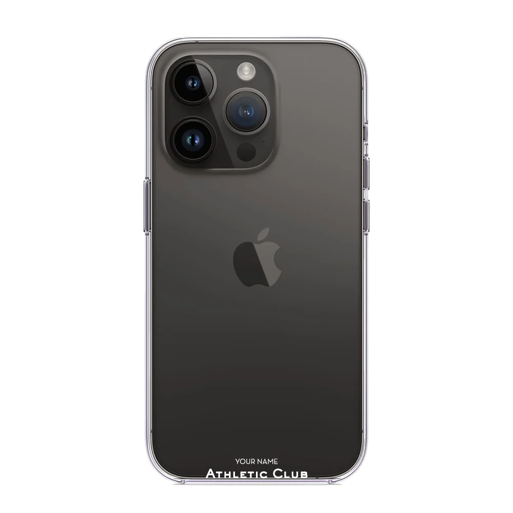 Athletic Club Official Clear Phone Case Design 24 + Name - Image 5