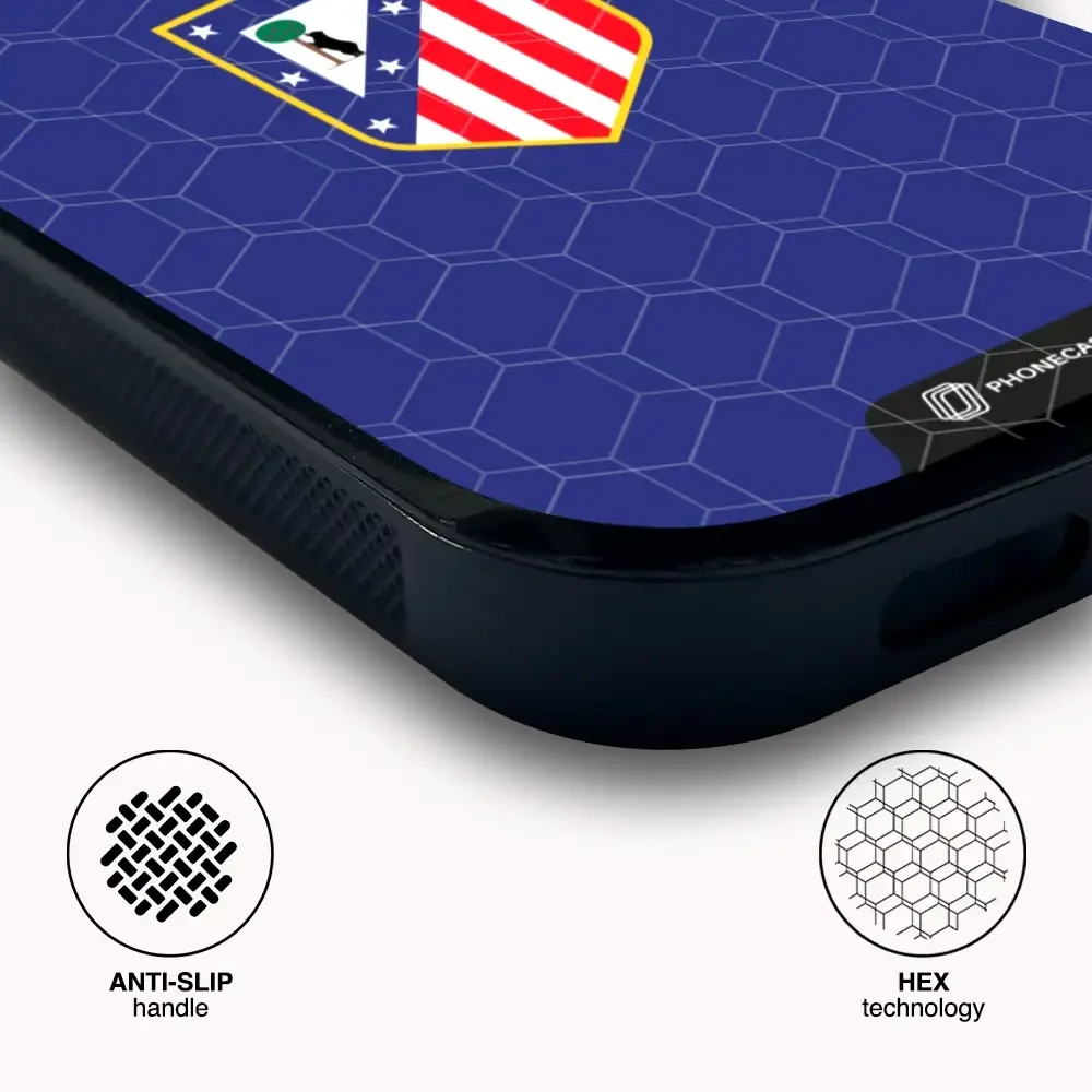 Atletico Madrid Official 3D Phone Case Crest Blue - Image 106