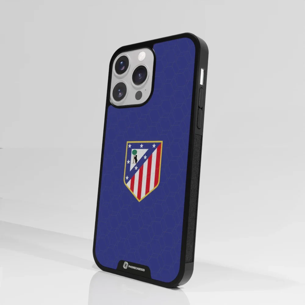 Atletico Madrid Official 3D Phone Case Crest Blue - Image 84