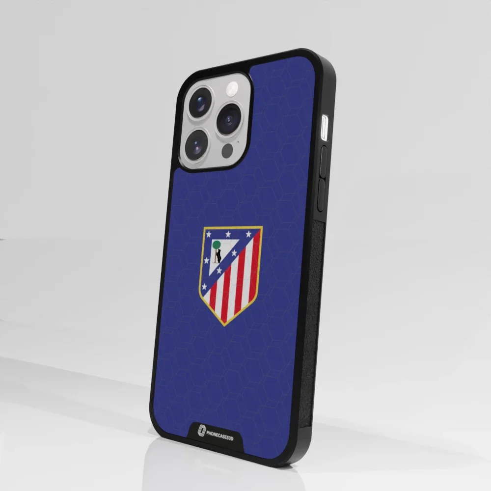 Atletico Madrid Official 3D Phone Case Crest Blue - Image 88