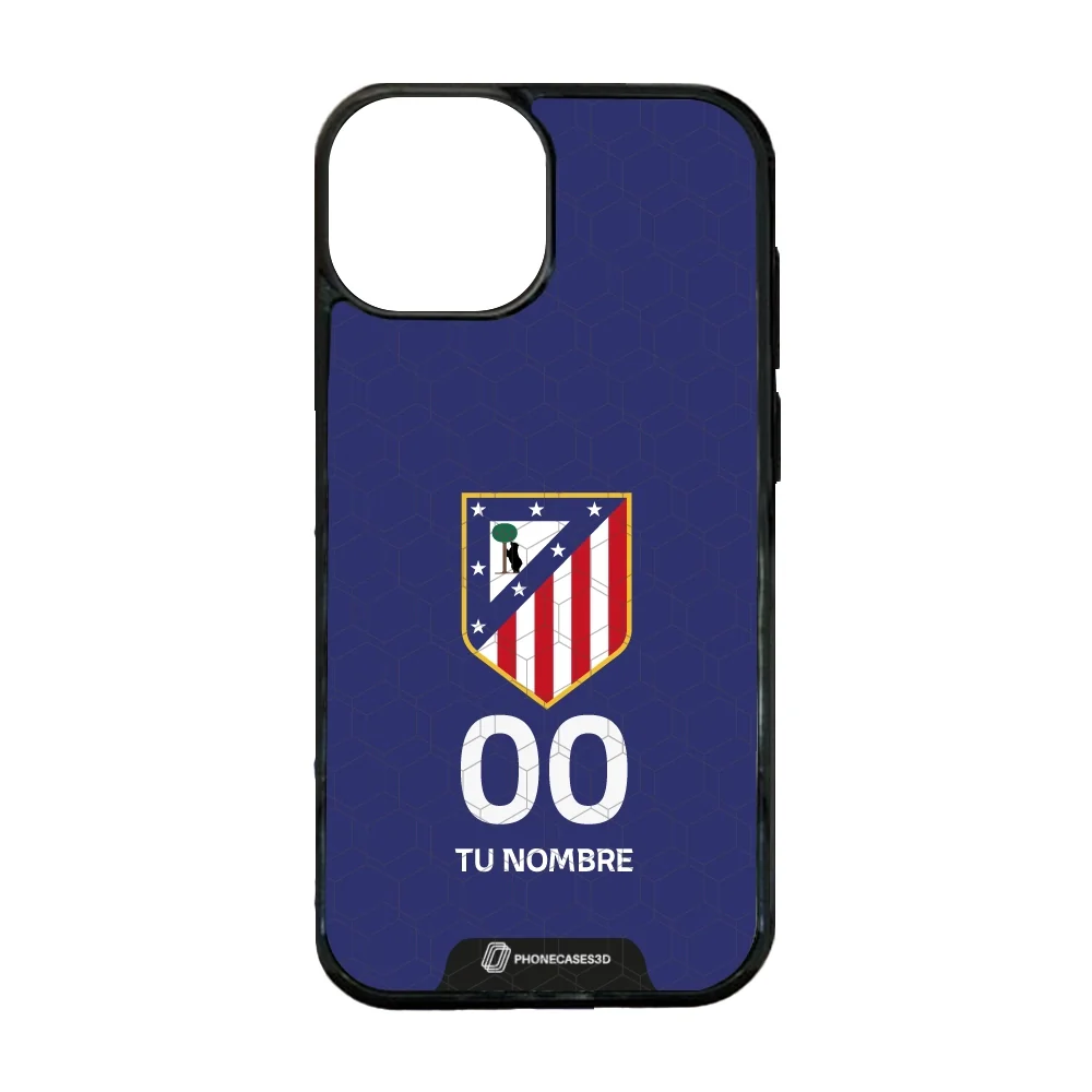 Atletico Madrid Official 3D Phone Case Crest Blue + Name and Number - Image 20