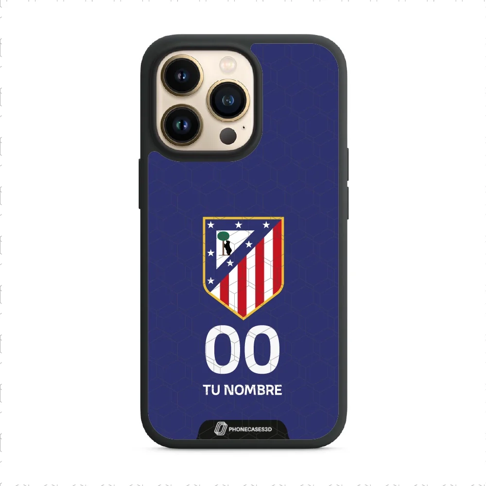 Atletico Madrid Official 3D Phone Case Crest Blue + Name and Number - Image 24