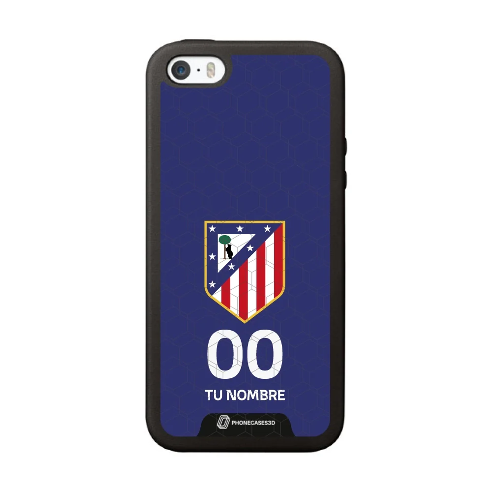 Atletico Madrid Official 3D Phone Case Crest Blue + Name and Number - Image 25