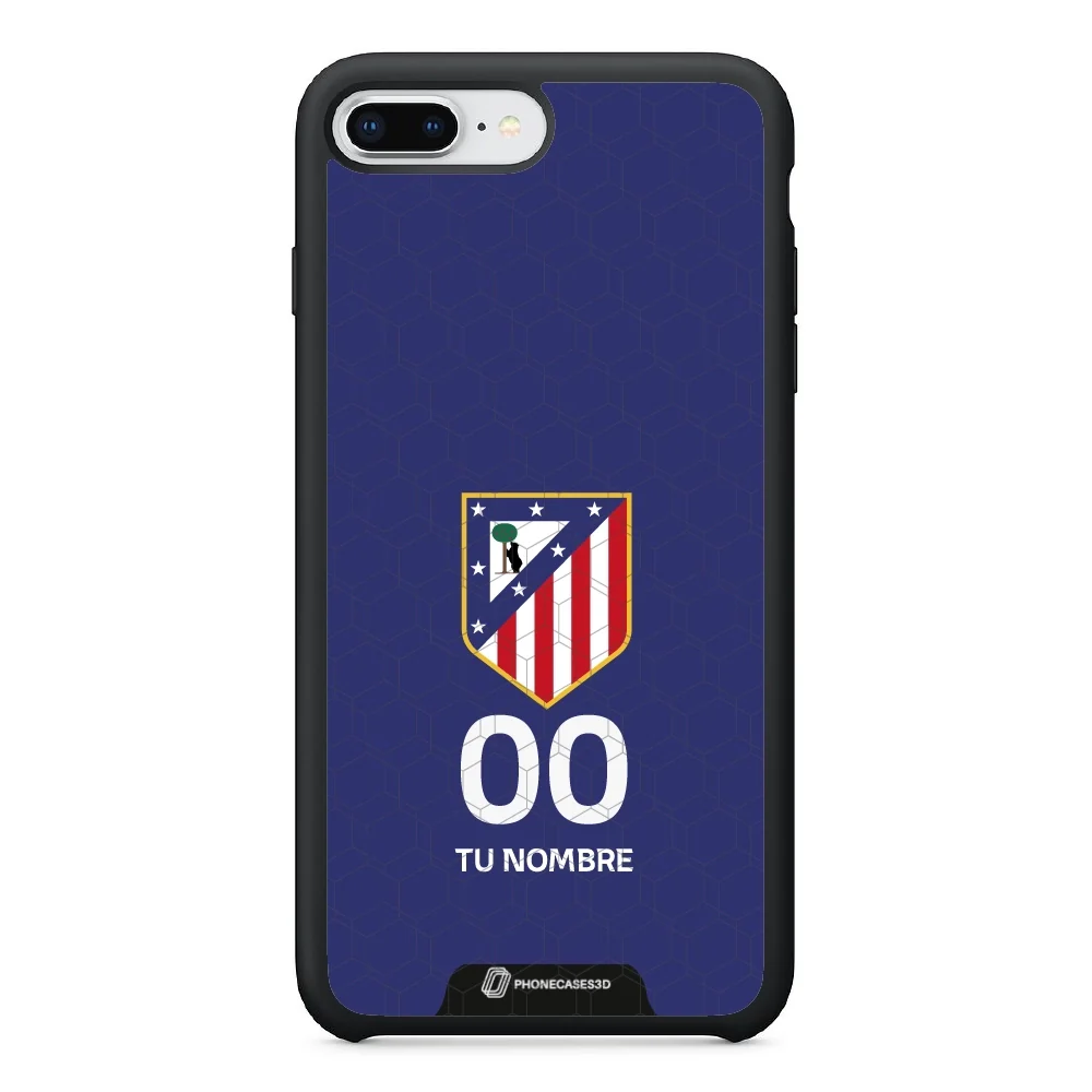 Atletico Madrid Official 3D Phone Case Crest Blue + Name and Number - Image 32