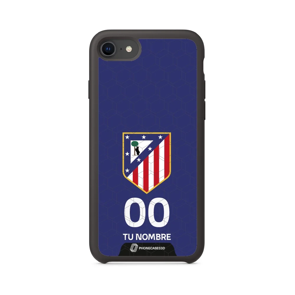 Atletico Madrid Official 3D Phone Case Crest Blue + Name and Number - Image 34