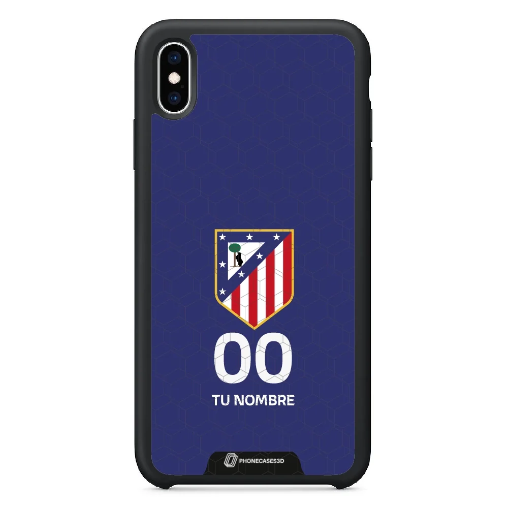Atletico Madrid Official 3D Phone Case Crest Blue + Name and Number - Image 38
