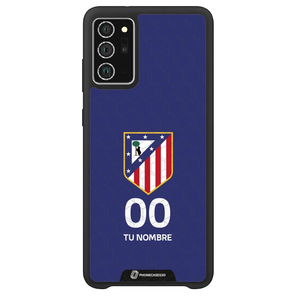 Atletico Madrid Official 3D Phone Case Crest Blue + Name and Number - Image 39