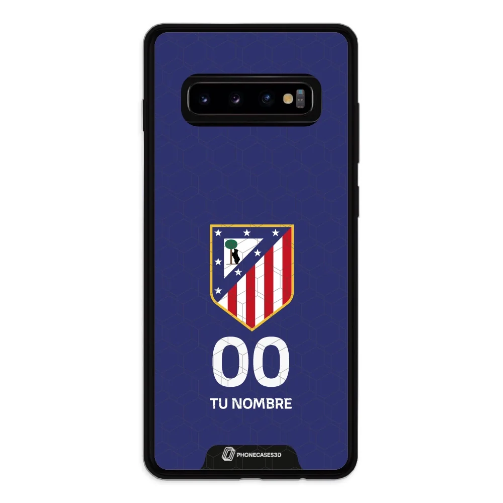 Atletico Madrid Official 3D Phone Case Crest Blue + Name and Number - Image 43