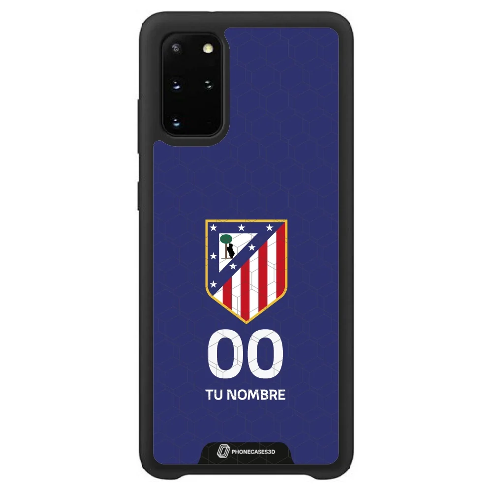 Atletico Madrid Official 3D Phone Case Crest Blue + Name and Number - Image 45