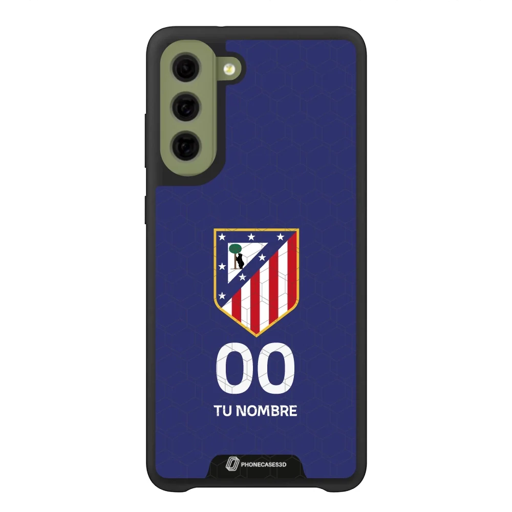 Atletico Madrid Official 3D Phone Case Crest Blue + Name and Number - Image 48