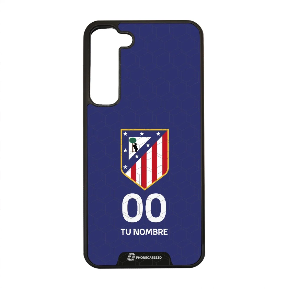 Atletico Madrid Official 3D Phone Case Crest Blue + Name and Number - Image 55