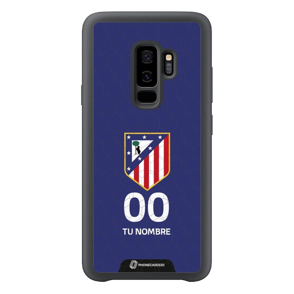 Atletico Madrid Official 3D Phone Case Crest Blue + Name and Number - Image 64