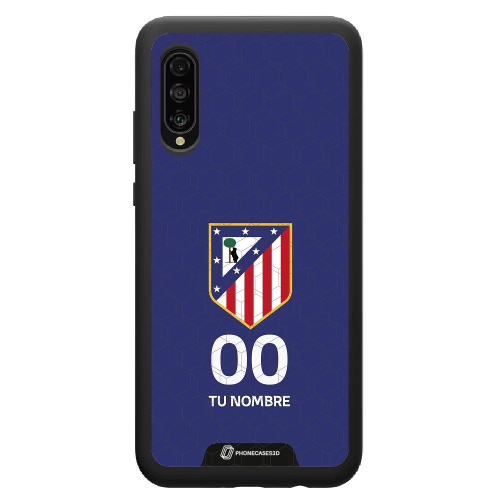 Atletico Madrid Official 3D Phone Case Crest Blue + Name and Number - Image 65