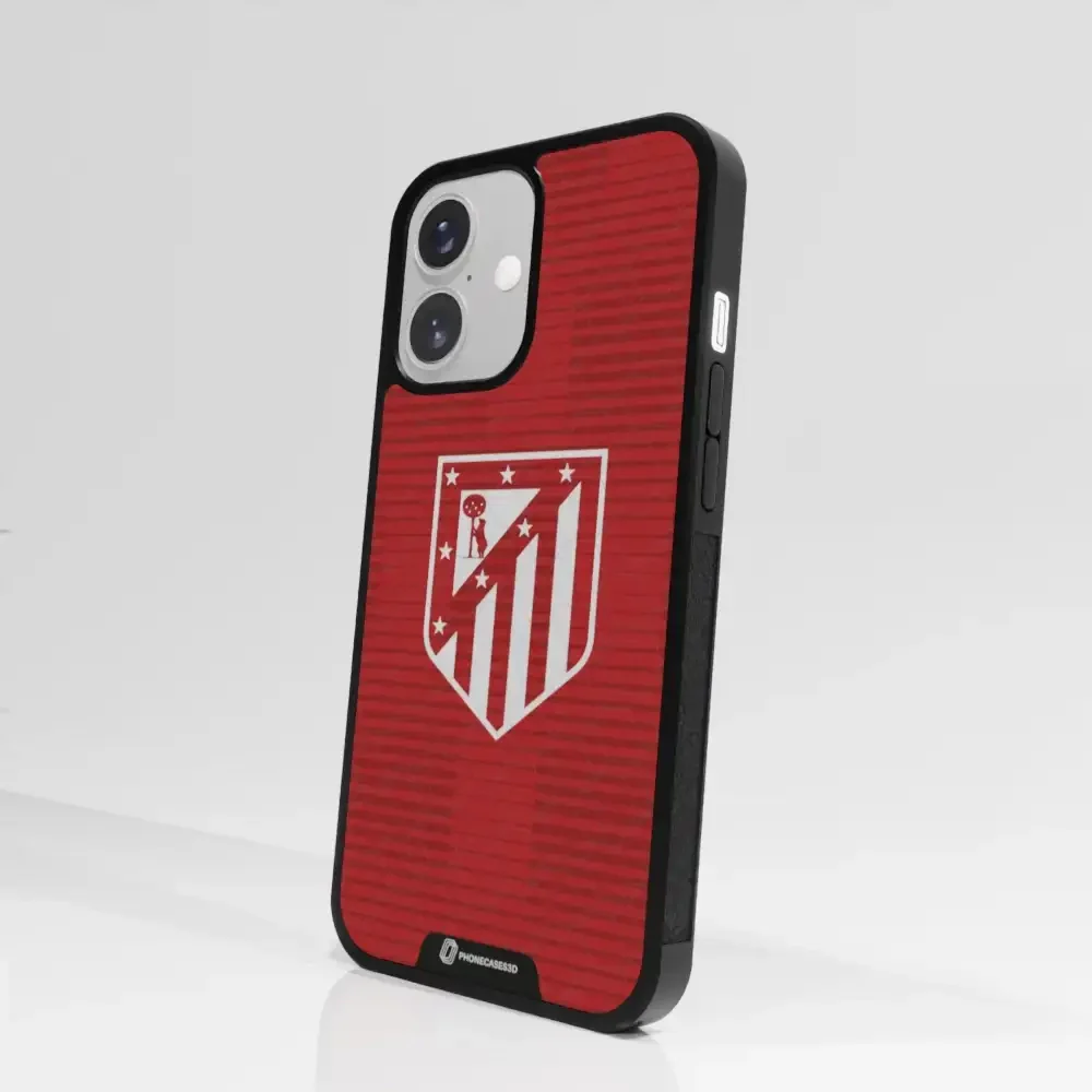 Atletico Madrid Official 3D Phone Case Crest Red - Image 91