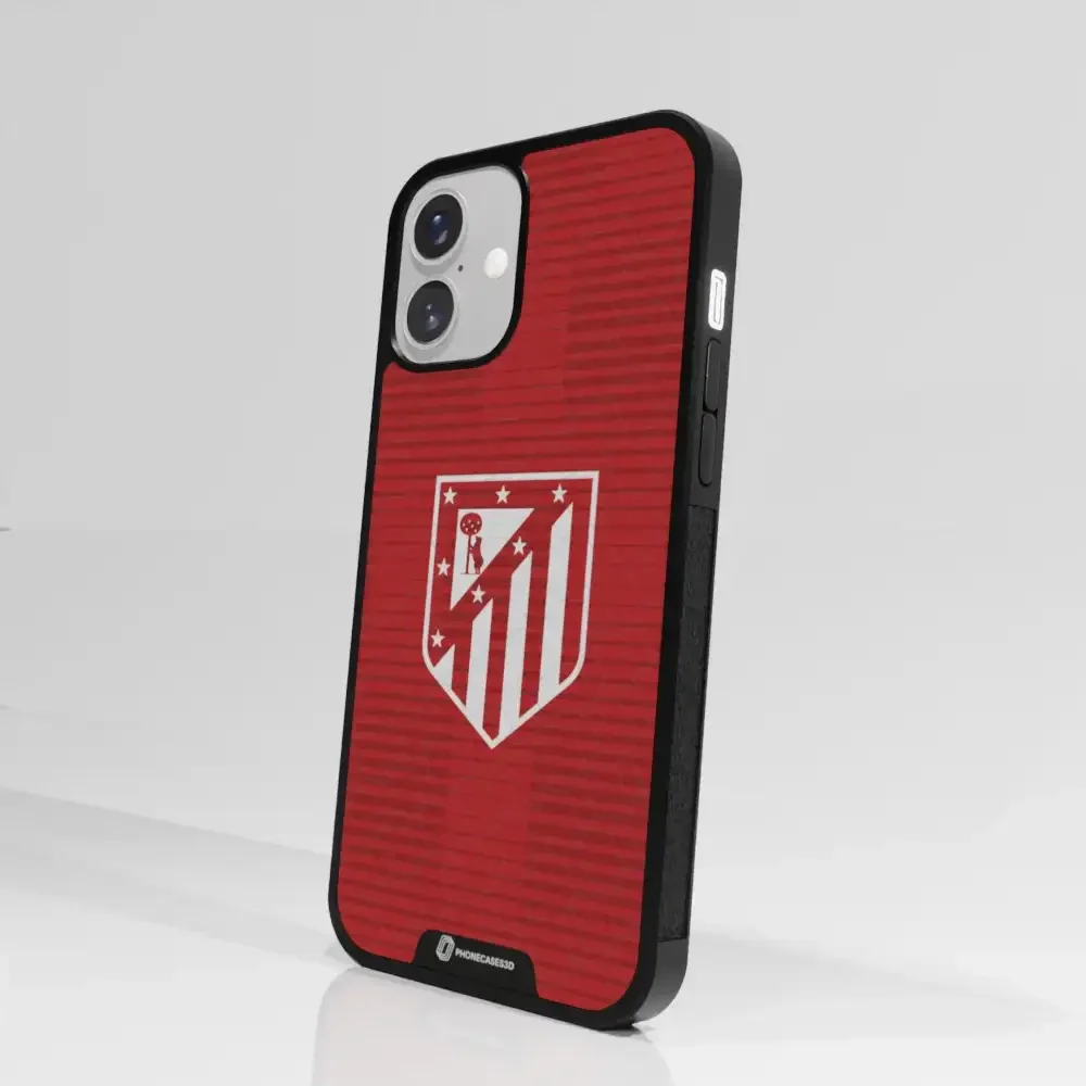 Atletico Madrid Official 3D Phone Case Crest Red - Image 93