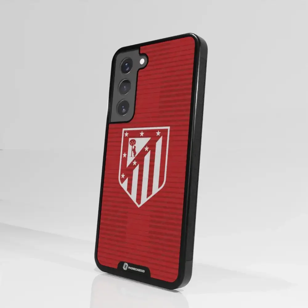 Atletico Madrid Official 3D Phone Case Crest Red - Image 98