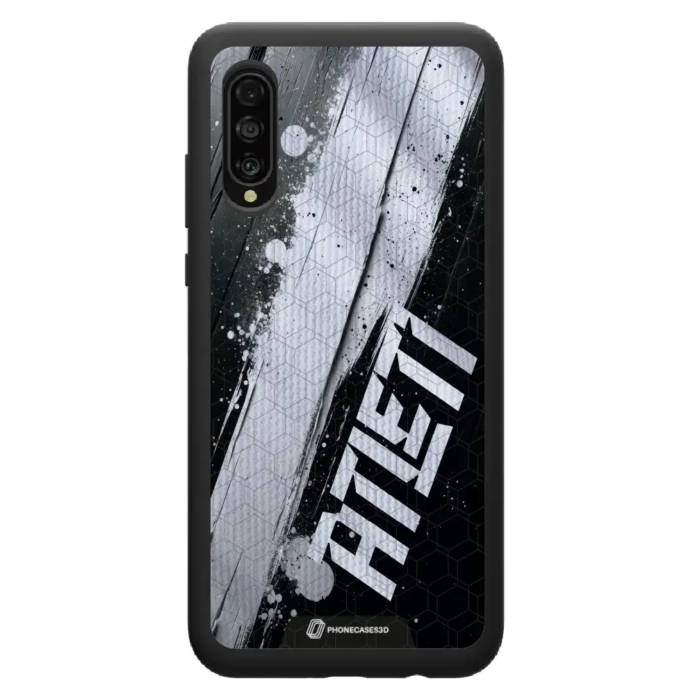 Atletico Madrid Official 3D Phone Case Design Black & White Paint - Image 69