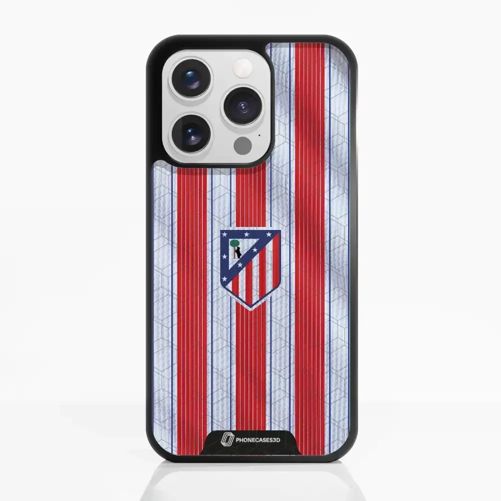 Atletico Madrid Official 3D Phone Case Design Retro Shirt - Image 18