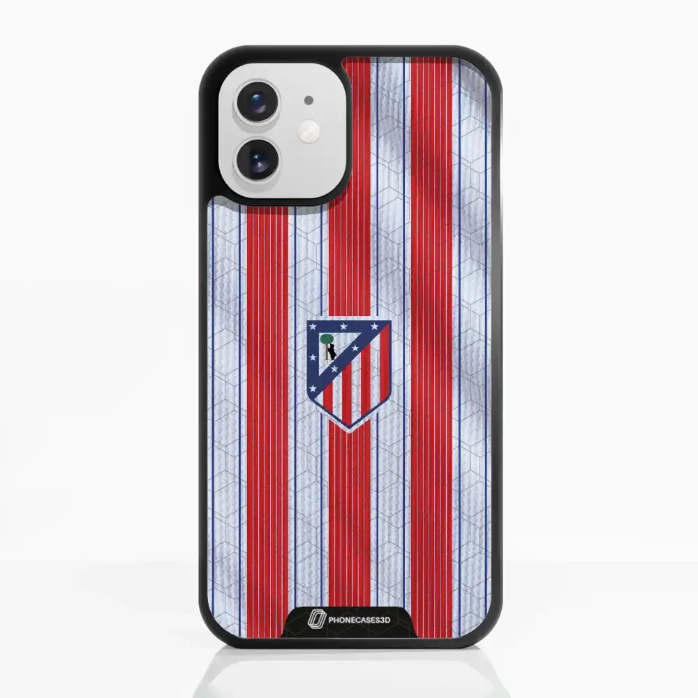 Atletico Madrid Official 3D Phone Case Design Retro Shirt - Image 4