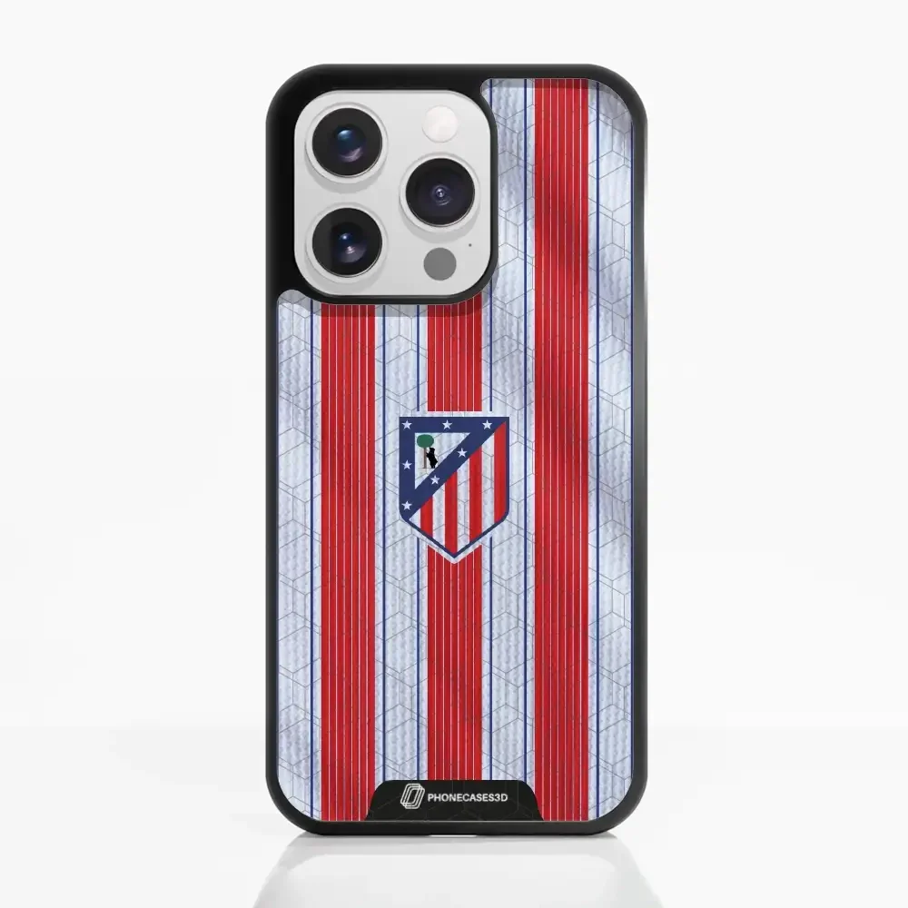 Atletico Madrid Official 3D Phone Case Design Retro Shirt - Image 74