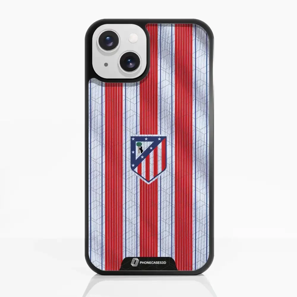 Atletico Madrid Official 3D Phone Case Design Retro Shirt - Image 8
