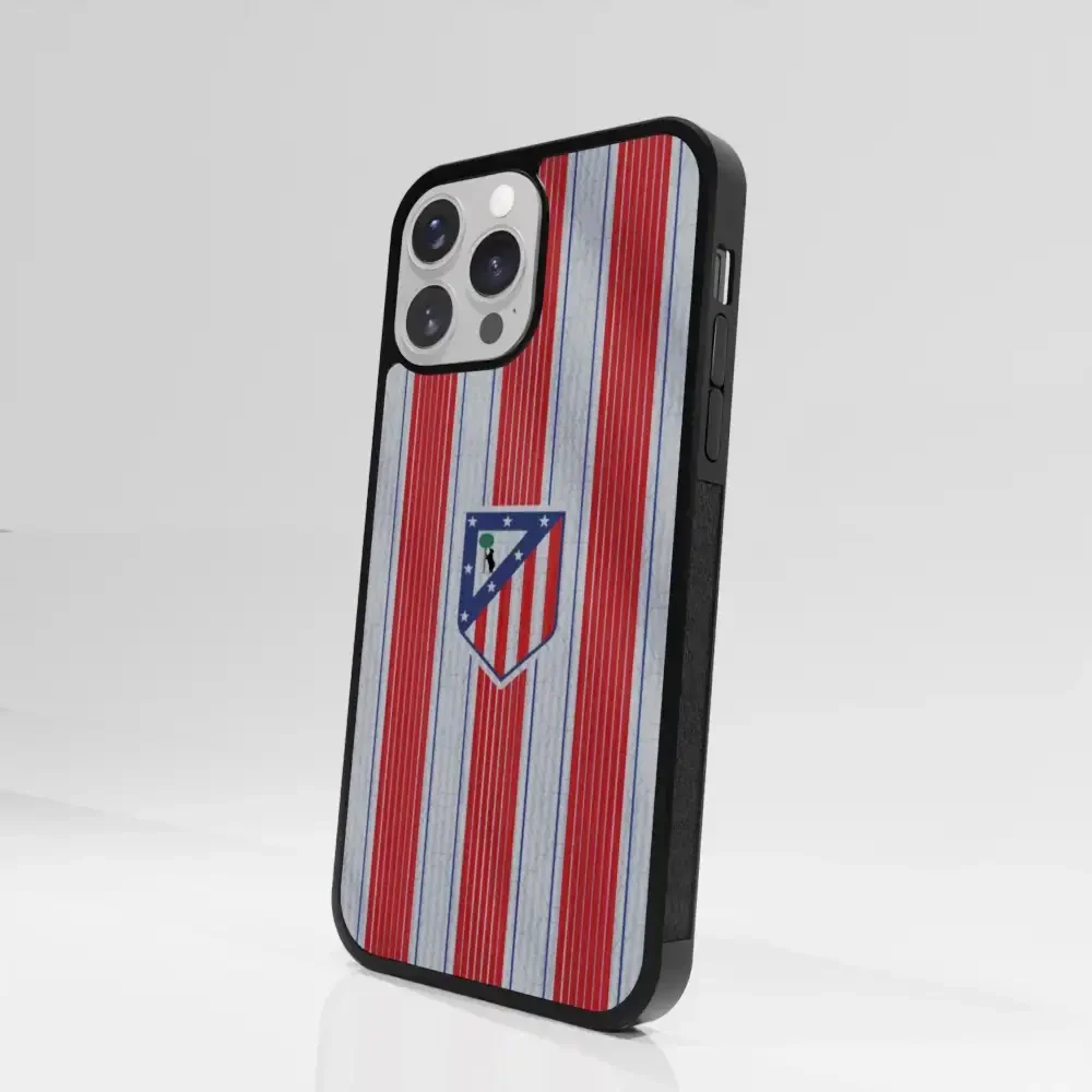 Atletico Madrid Official 3D Phone Case Design Retro Shirt - Image 86