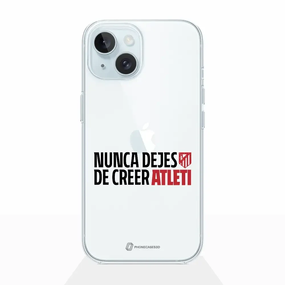 Atletico Madrid Official Clear Phone Case NDDC Slogan - Image 11