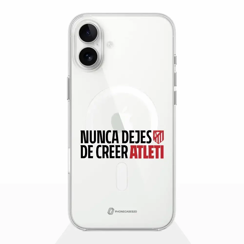 Atletico Madrid Official Clear Phone Case NDDC Slogan - Image 16