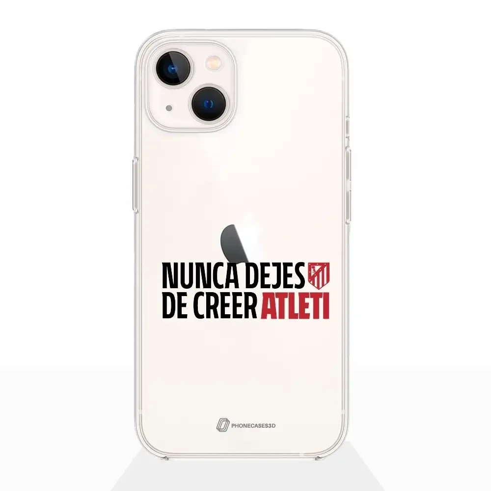 Atletico Madrid Official Clear Phone Case NDDC Slogan - Image 4