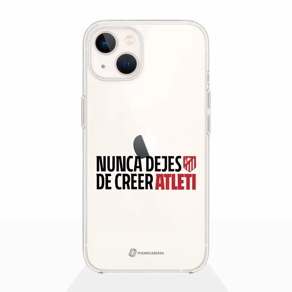 Atletico Madrid Official Clear Phone Case NDDC Slogan - Image 6