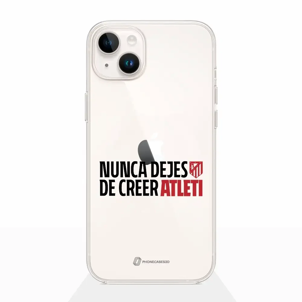 Atletico Madrid Official Clear Phone Case NDDC Slogan - Image 7