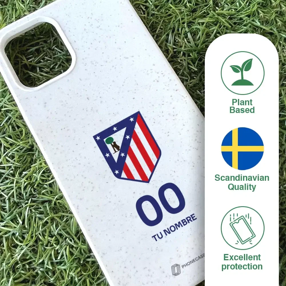 Atletico Madrid Official Compostable Phone Case Crest Standard - Image 83