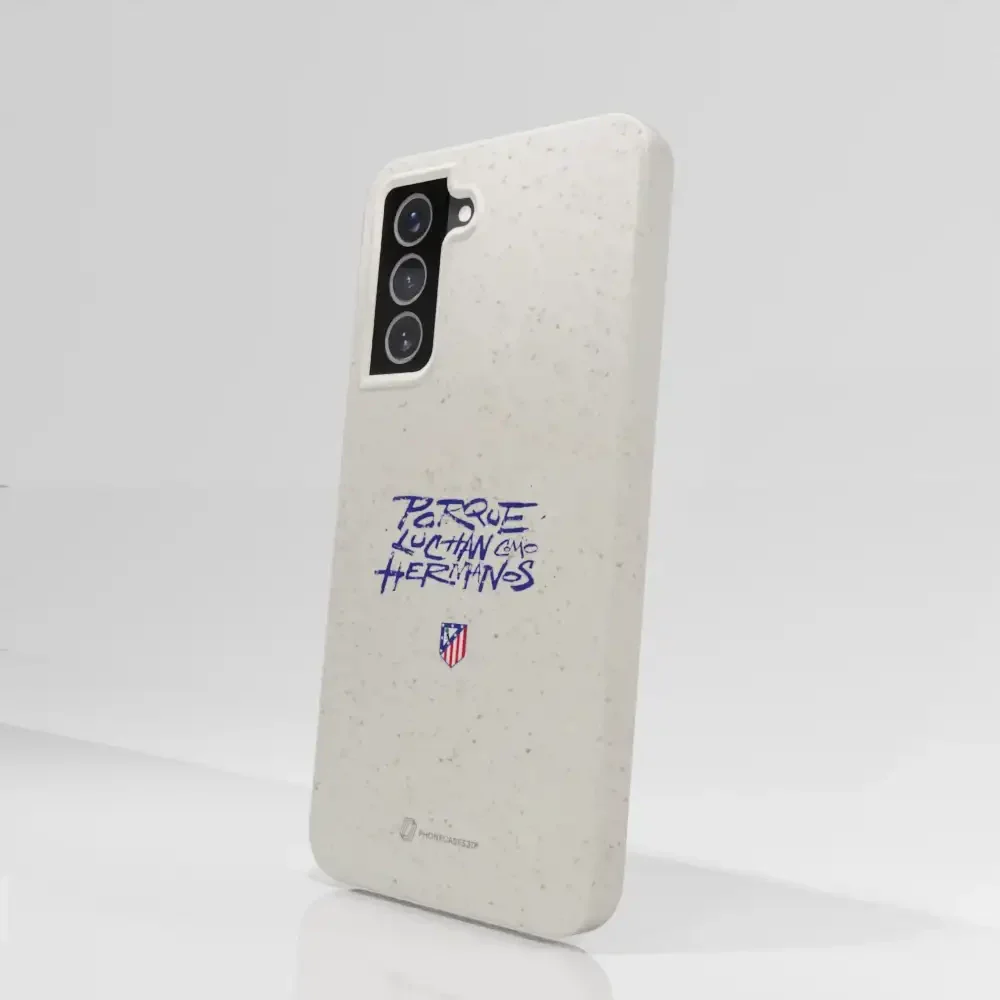 Atletico Madrid Official Compostable Phone Case Hermanos Slogan - Image 67