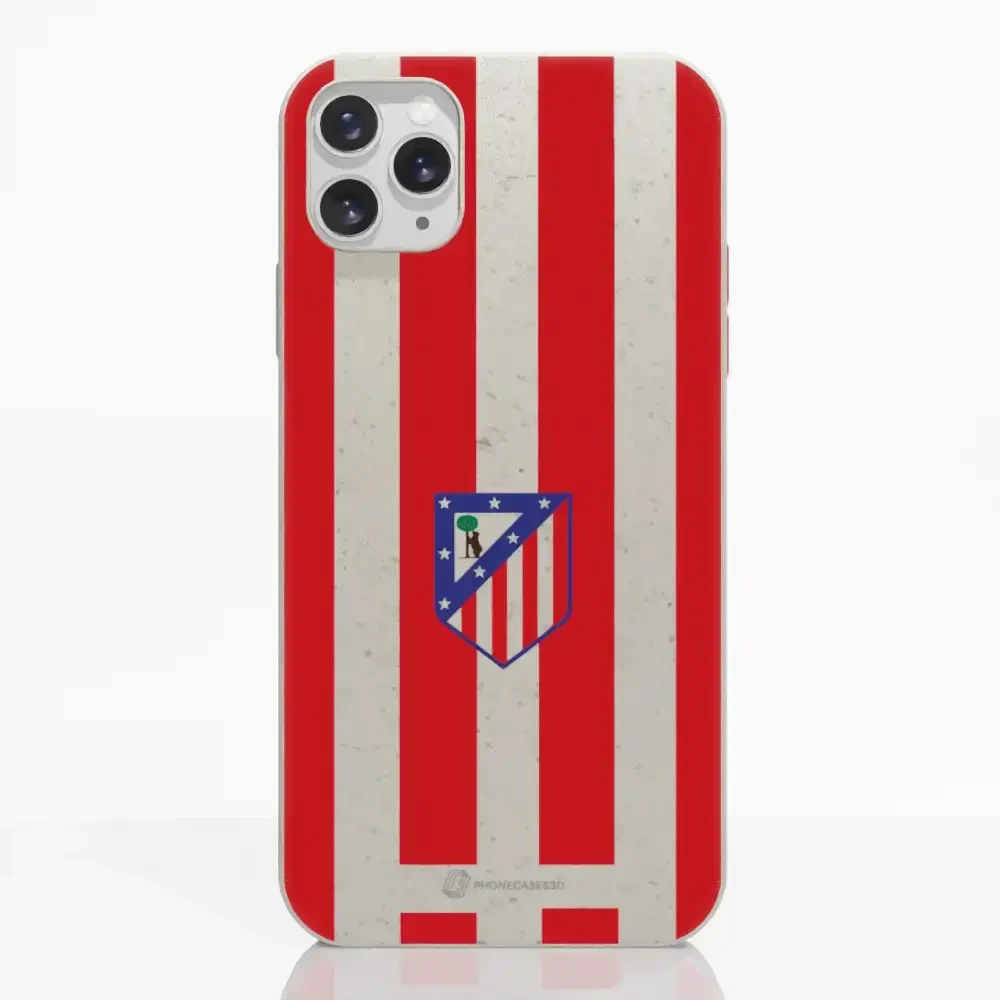 Atletico Madrid Official Compostable Phone Case Home Jersey Crest - Image 3