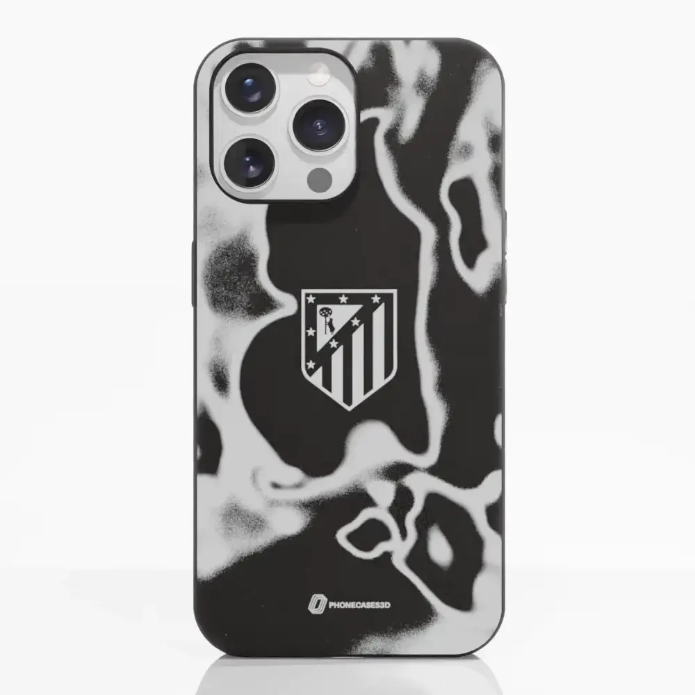 Atletico Madrid Official Compostable Phone Case Tie Dye Grey - Image 12