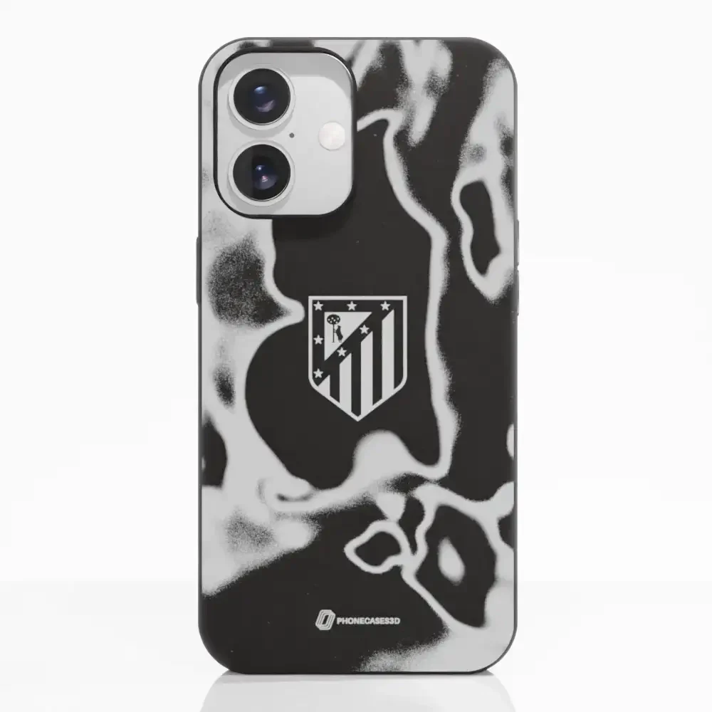 Atletico Madrid Official Compostable Phone Case Tie Dye Grey - Image 18