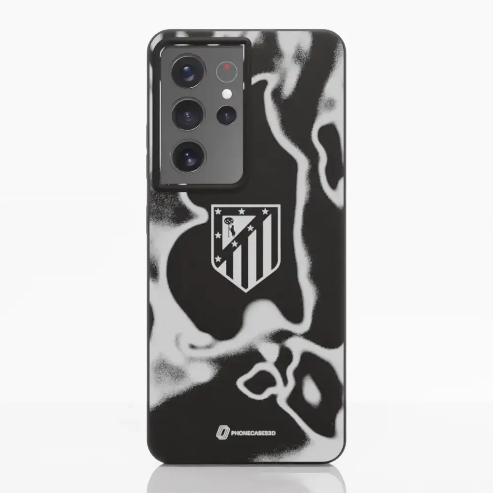 Atletico Madrid Official Compostable Phone Case Tie Dye Grey - Image 32