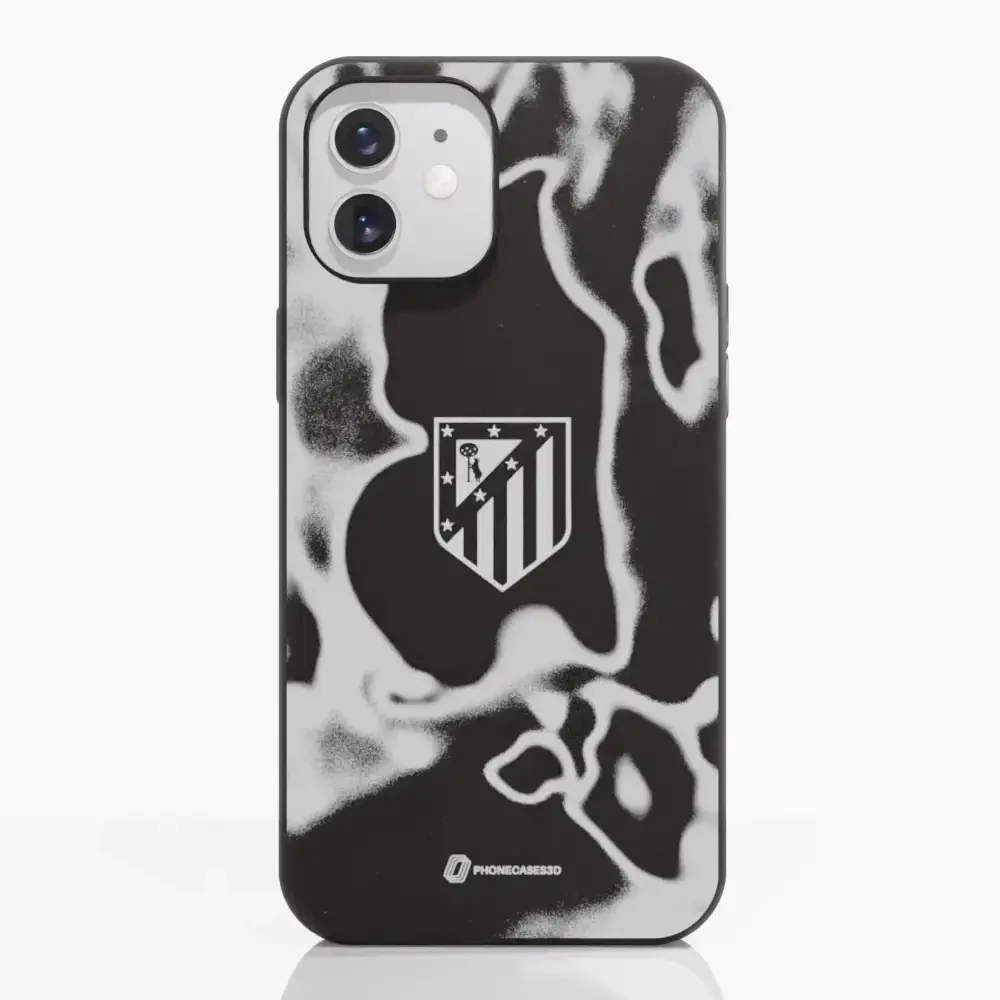 Atletico Madrid Official Compostable Phone Case Tie Dye Grey - Image 4