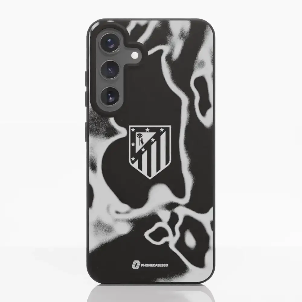 Atletico Madrid Official Compostable Phone Case Tie Dye Grey - Image 40