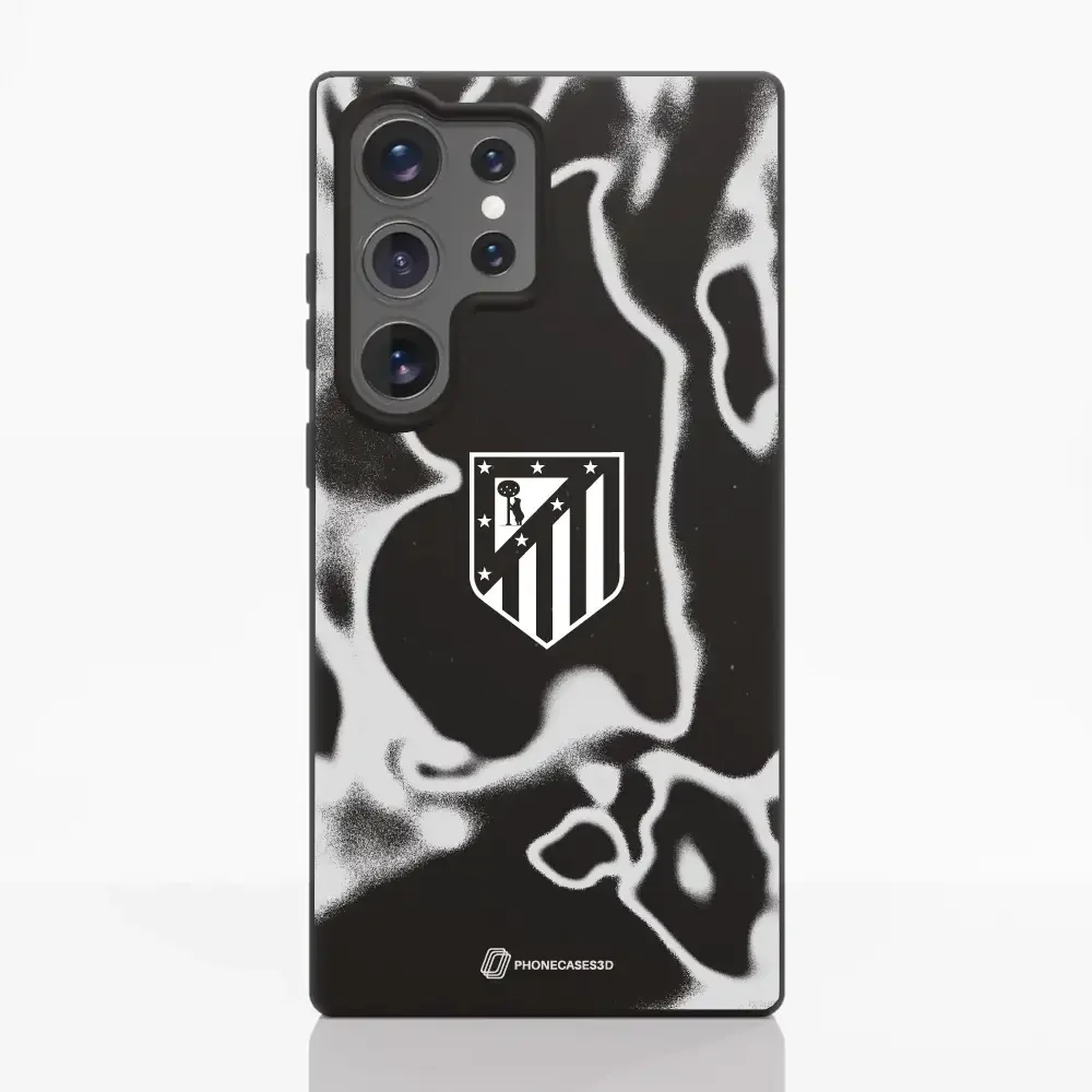 Atletico Madrid Official Compostable Phone Case Tie Dye Grey - Image 41