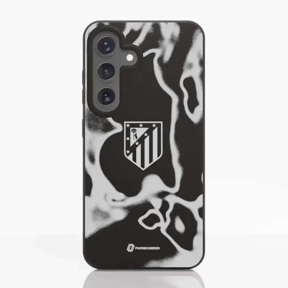 Atletico Madrid Official Compostable Phone Case Tie Dye Grey - Image 42