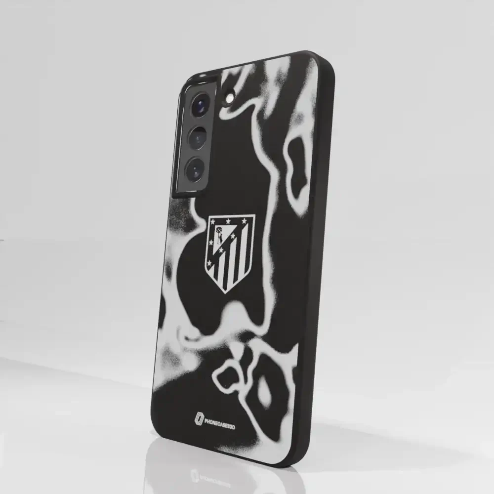 Atletico Madrid Official Compostable Phone Case Tie Dye Grey - Image 71
